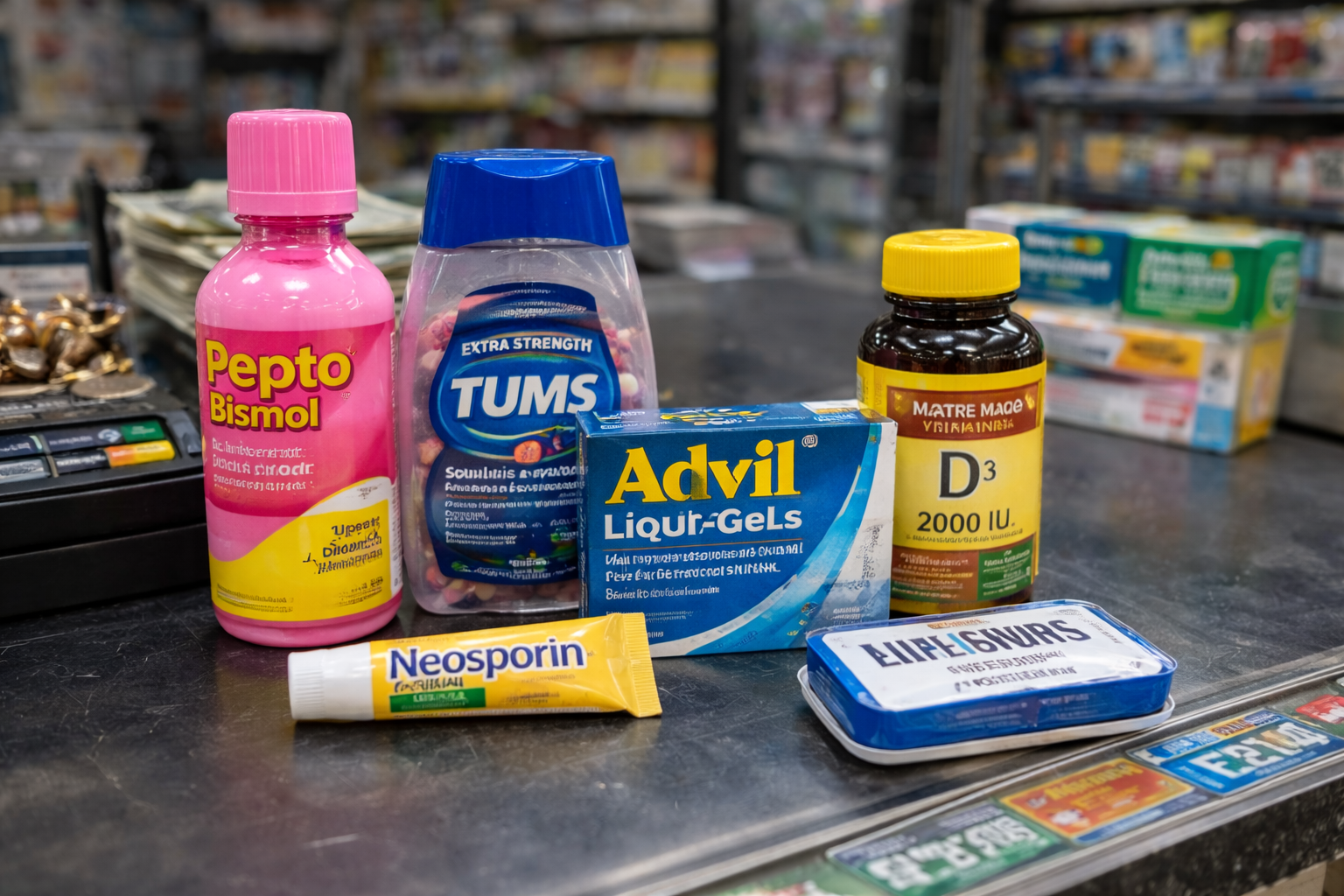 Vitamins & Supplements Display